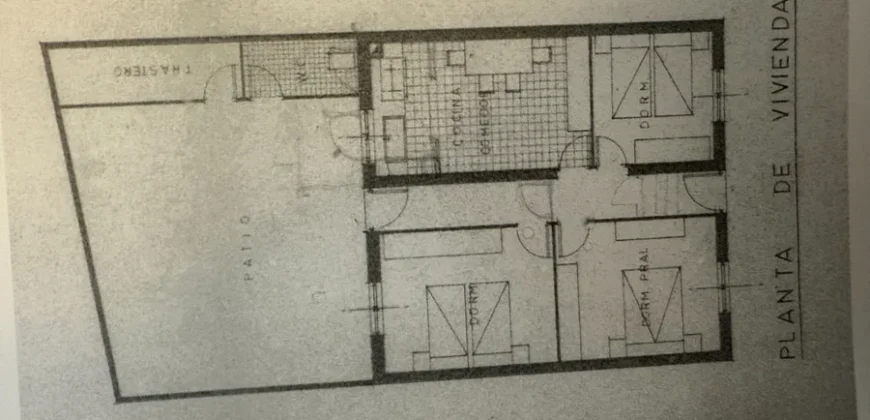Chalet de dos habitaciones con terraza en El Cristo – Palencia