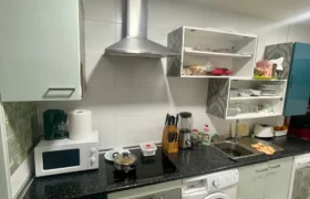 Piso céntrico de tres habitaciones y dos baños