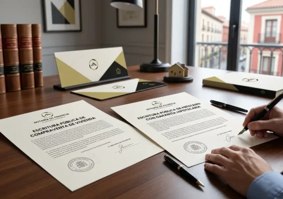Diferencia entre Escritura de Compraventa e Hipoteca en Palencia